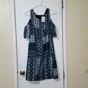 New Cold Shoulder Pattern Dress